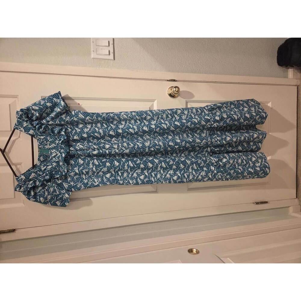 Vintage Liberty House green and White Patterned Dress